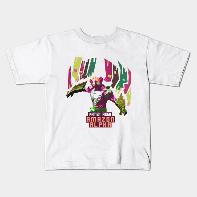 TOKUPOPA- AMAZON ALPHA Kids T-Shirt by GeeksStore